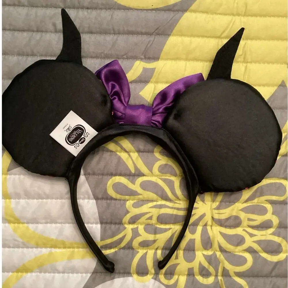 NWOT Disney Sleeping Beauty Maleficent Villain Minnie Lightweight Ear Headband